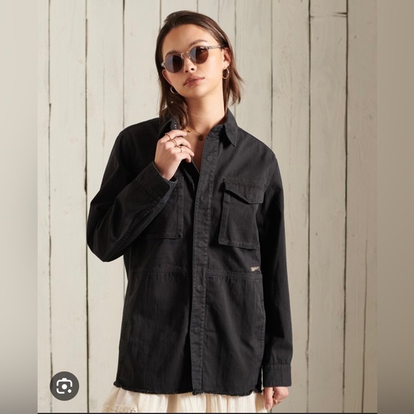 🆕SUPERDRY Crafted Overshirt - Picture 2 of 13
